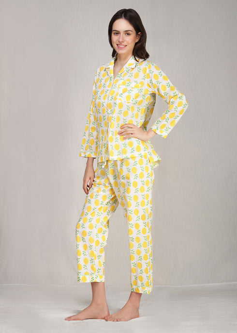 Lemon Women's Nightsuit Set